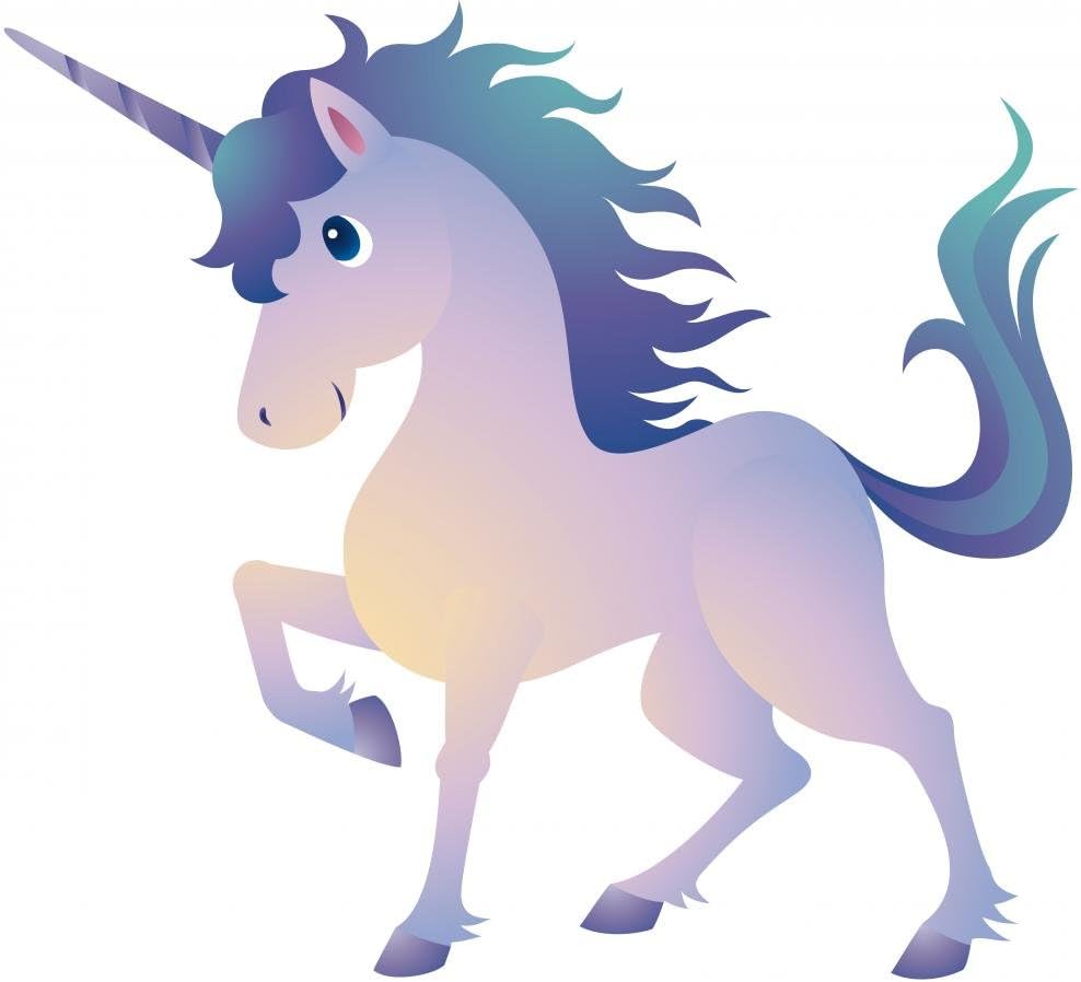Wallmonkeys Fun Colorful Unicorn Wall Decal Peel and Stick Animal Graphics (18 in W x 16 in H) WM497169
