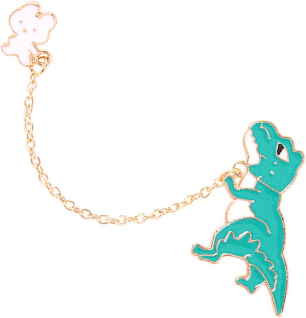 DOITOOL Alloy Dangle Chain Birdcage Brooch Pin Cartoon Bag Badge Metal Lapel Accessory for Women Clothing and Backpack Decoration