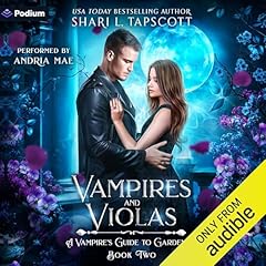 Diseño de la portada del título Vampires and Violas