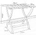MERTNK Porte-Bagages Pliant Porte-Bagages Chambre D'Hôtel Porte-Bagages Pliant En Bois 70 X 48 X 60 Cm Étagère de Rangement Au Sol/Black