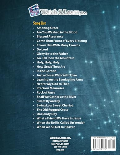 Easy Gospel Songbook For Guitar: Book With Online Audio Access thumb #1