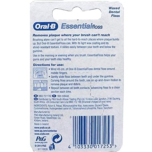 Oral-B Essential floss Zahnseide Gewachst 50 m – Bild 3