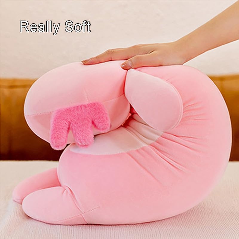 Kekeso Long Axolotl Plush Pillow,Axolotl Stuffed Animal for Girls and Boys Salamander Plush Toy Gift for Christmas (Green - Image 4
