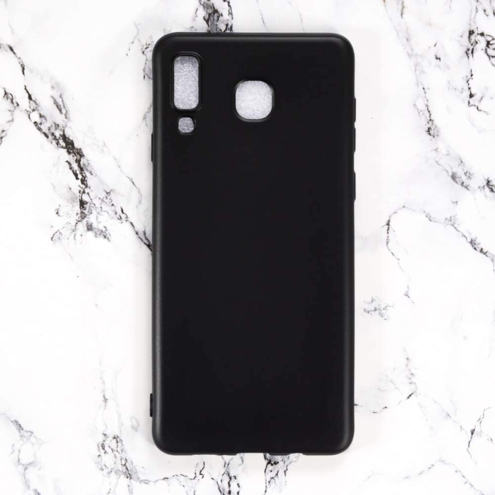 Accessories kart Soft Flexible || Candy case || Back case Cover for Samsung A8 Star - Black