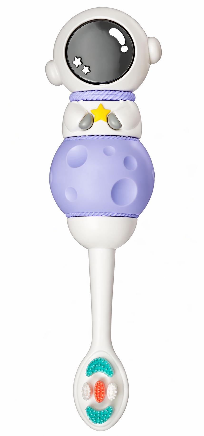 Kalra Magic Baby Manual Tooth Brush/Toothbrush 1 Year + Kids With Soft And Fluffy 10000 Gentle Bristles, 80 Micron Split-Beam Bristle, Non-Slip Comfortable Dinosaur Handle-image-27