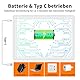 TOHETO A4 Leuchttisch für Diamantmalerei, Wiederaufladbares Ultraheller Leuchtkasten zum Zeichnen, Aufladbar LED Licht Pad zum Nachzeichnen, Kabelloses Lichtplatte Lichttafel zum Skizzieren (Weiß)