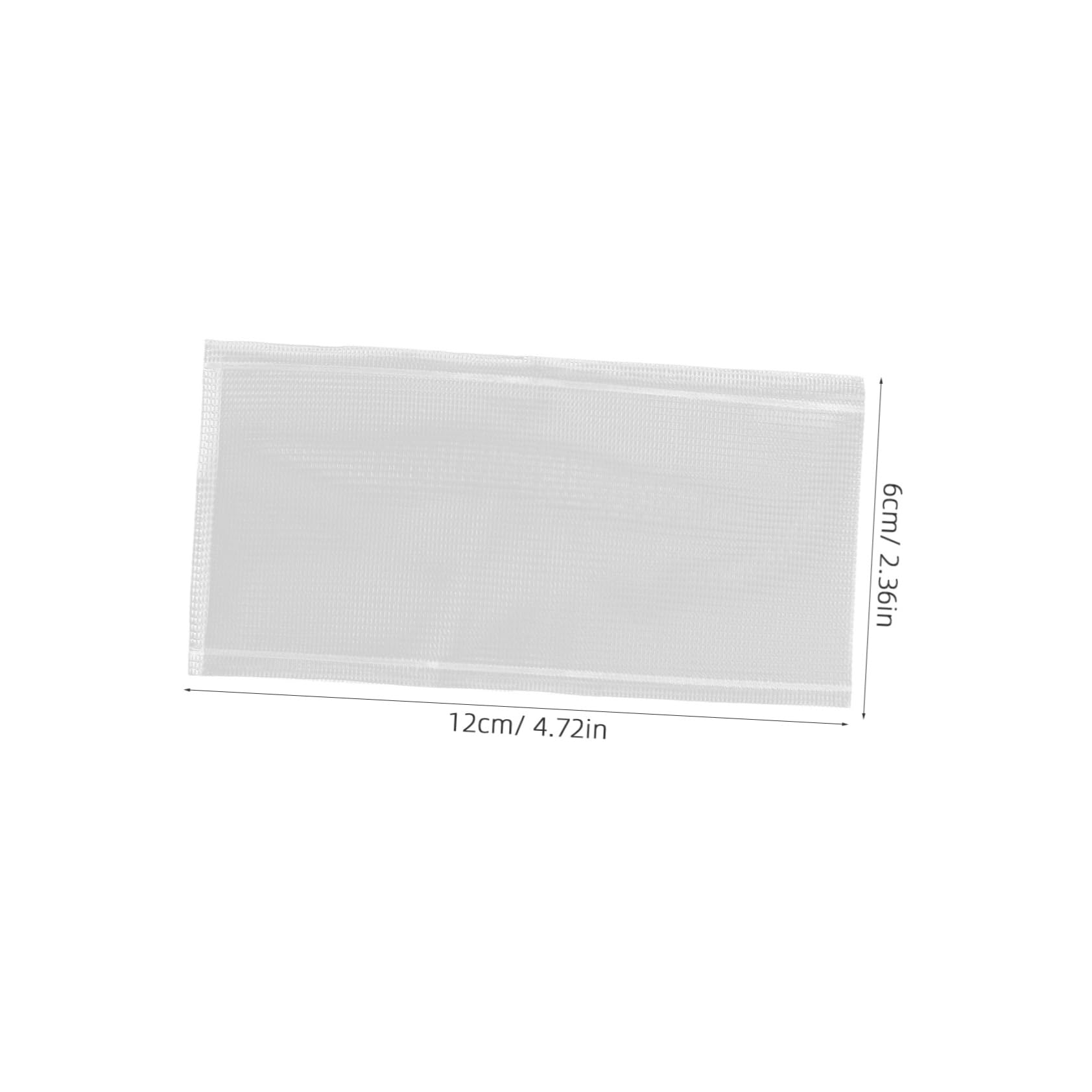 Abaodam 100Pcs PVA Water Soluble Bags for Carp Fishing Mesh Bags Fully Dissolves Water for Solid Bait Use for All Year Fishing