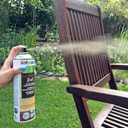 DUPLI-COLOR Holzschutzlasur Spray Transparent 500 ml – Sprühlack – Ansicht 4