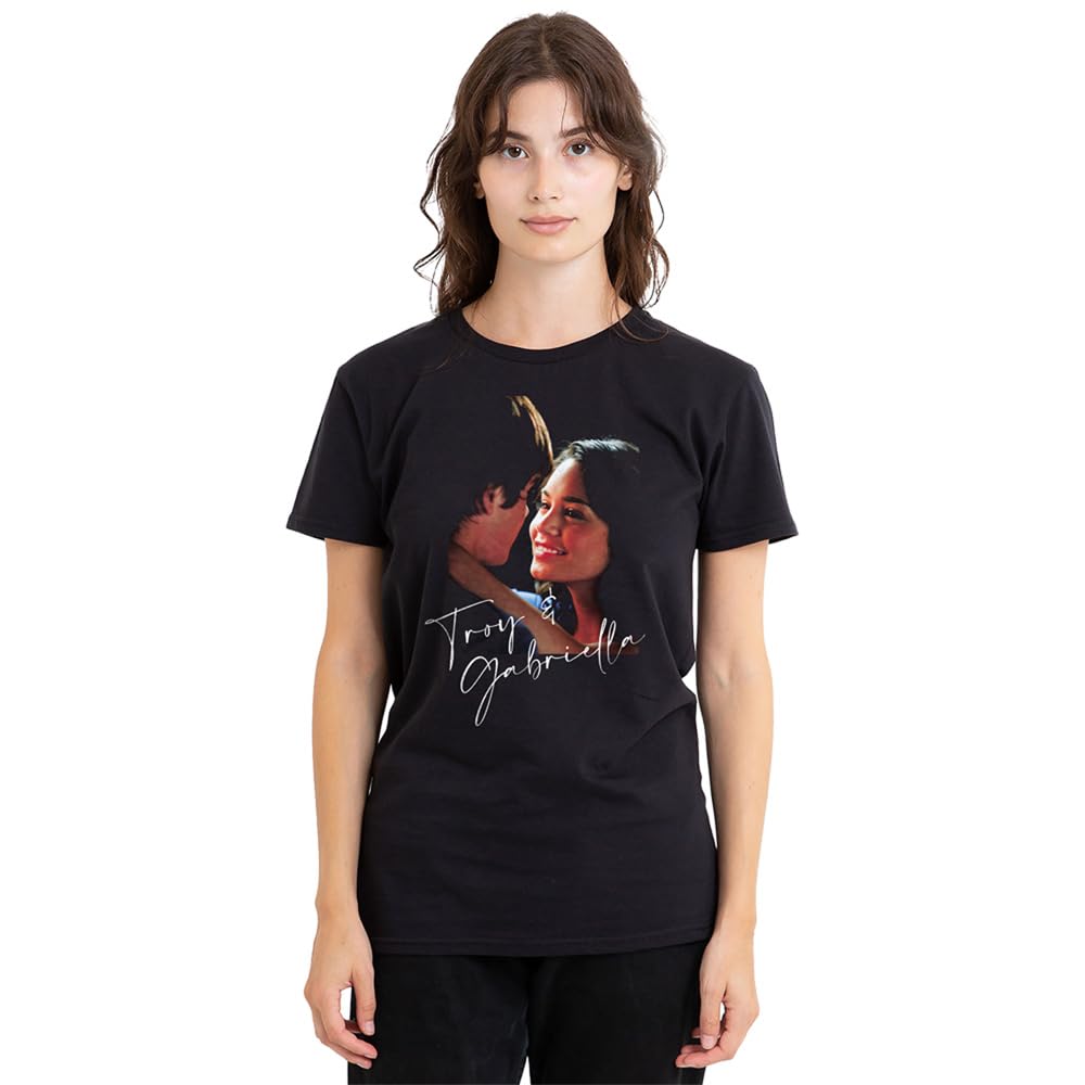 Disney High School Musical Love Ladies T Shirt, Black, XX-Large