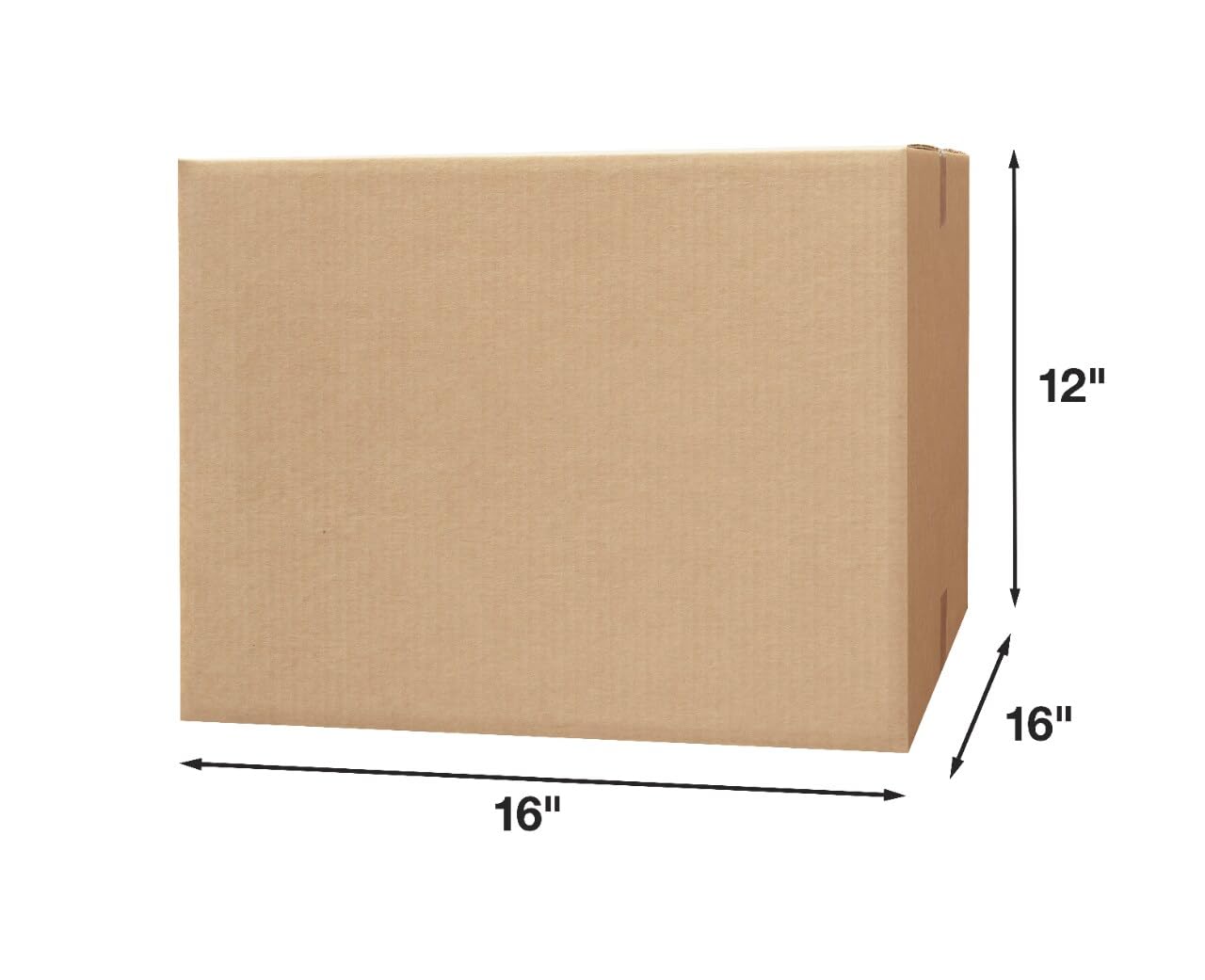 Scotch correo, movimiento, y caja de almacenaje, caja de plegado, 6-pack, color marrón 16 x 16 x 12 Inches