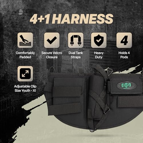 Image of 3Skull Tippmann Vantage Mega 4+1 Paintball Gun Marker Package Set