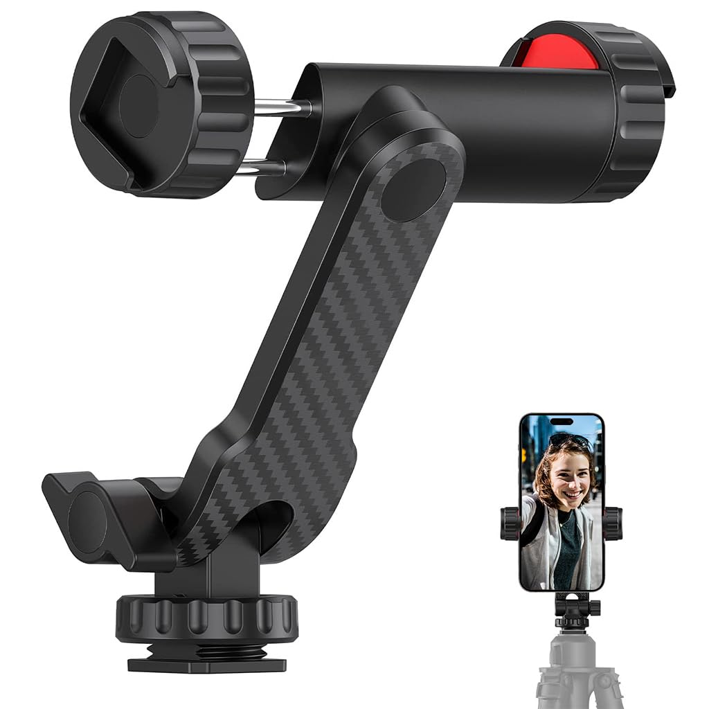 ZORBES® Phone Mount for Tripod Stand, Smartphone Mount Adapter for Tripod Stand Retractable Phone Holder 360° Rotates and 180° Tilts Angle Universal 1/4" Mount Phone Holder for Tripod, Camera (B0CC1FY5LK) Amazon Price History, Amazon Price Tracker