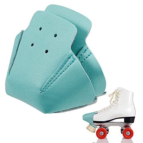Protège-orteils pour patins à roulettes en cuir synthétique | Accessoire roller quad marron x2