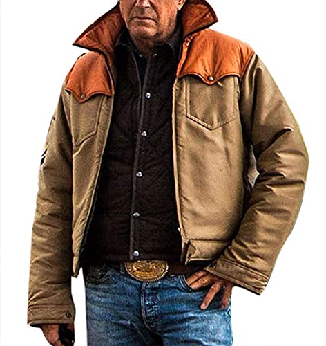 Men's Cowboy Stylish Orange Cotton Fashion jacket3