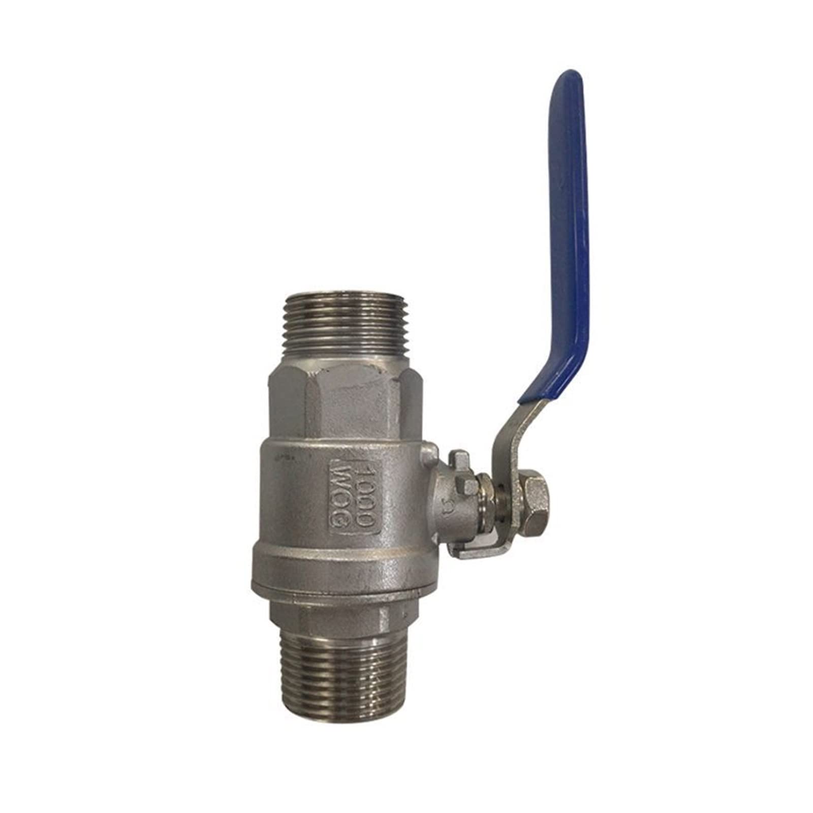Zawór kulowy 1/2" 3/4" 1" 1-1/4" 1-1/2" 2" z gwintem zewnętrznym ze stali nierdzewnej, dwuczęściowy (0,75 cala)