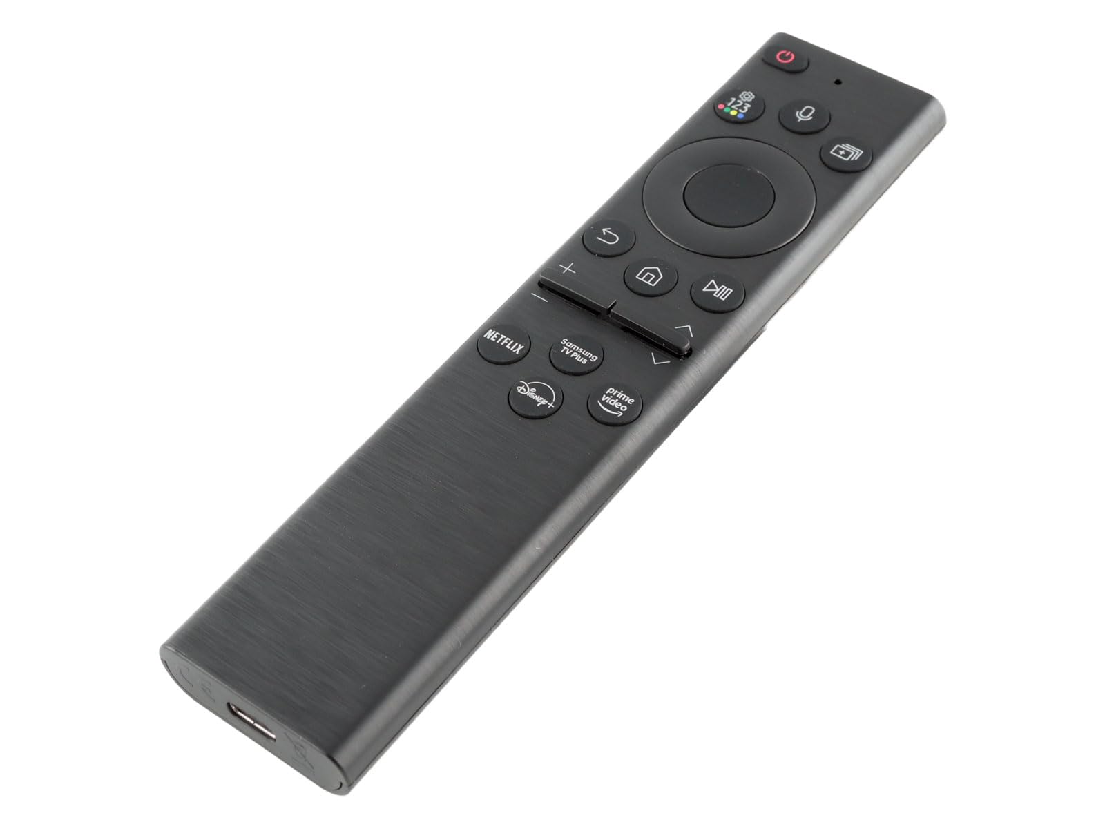 Ersatz für Samsung Fernbedienung BN59-01385B, BN59-01385A, TM2280E - USB-C, Eco Solar & Sprachfunktion - GQ43QN90 GQ43QN92 GQ43QN93 GQ43QN94 GQ55S95 GQ65S95. - SUB BN59-01391B, TM2281E