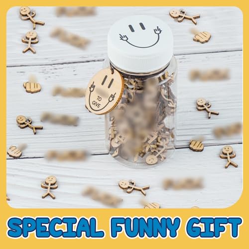 Hilarious Wooden Gratitude Jar - Unique Appreciation Gift for Teachers, Friends, and Coworkers - Perfect for Christmas, White Elephant, and Special Occasions - Image 8