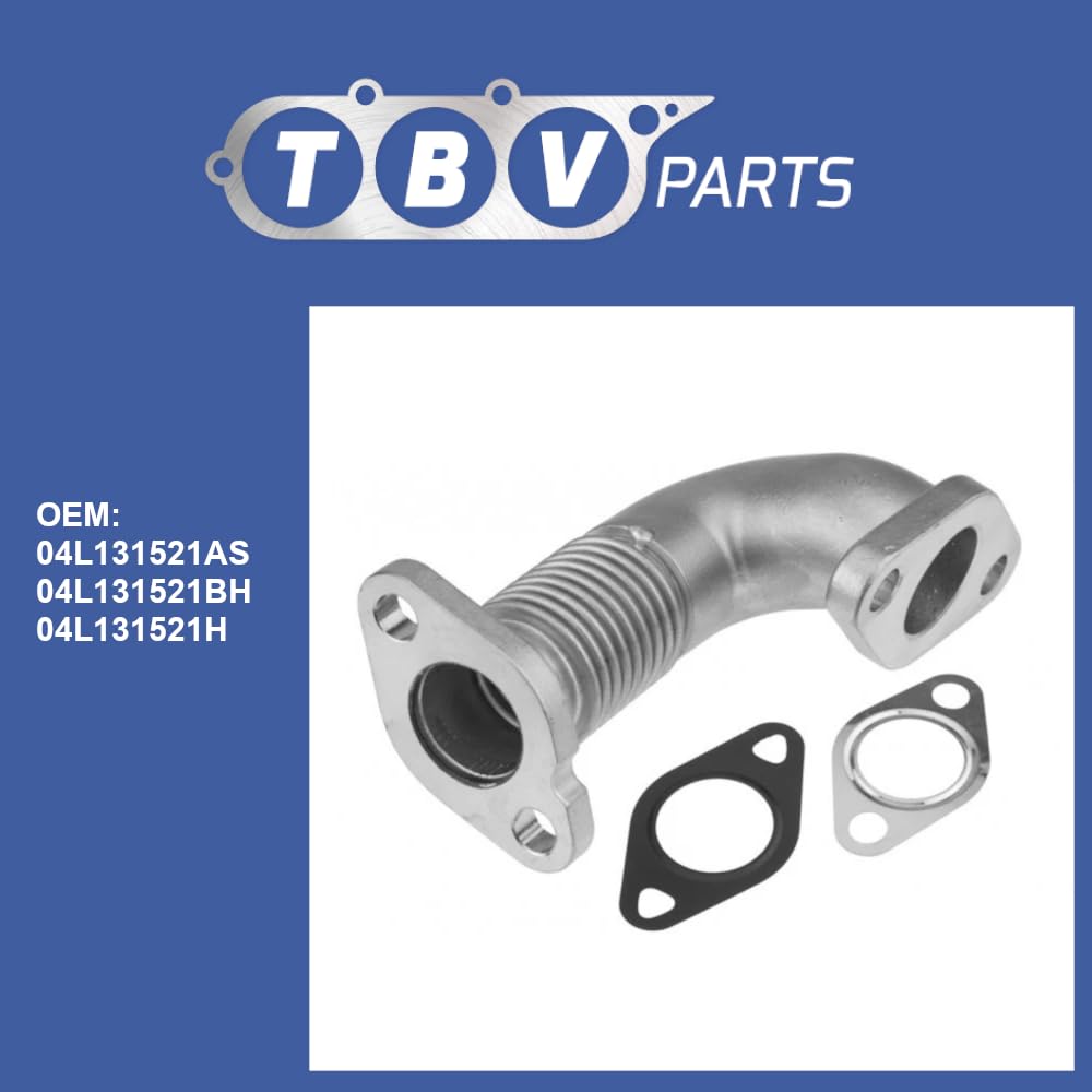 Tubo Enfriador EGR para Crafter 30-50 / Transporter T6 2.0 TDI – Compatible con 04L131521AS, 04L131521BH, 04L131521H – Manguera recirculación de gases de escape EGR