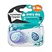 Tommee Tippee Every Day Pacifiers, Symmetrical Design, BPA-Free Silicone - 6-18 Months, 2 Count