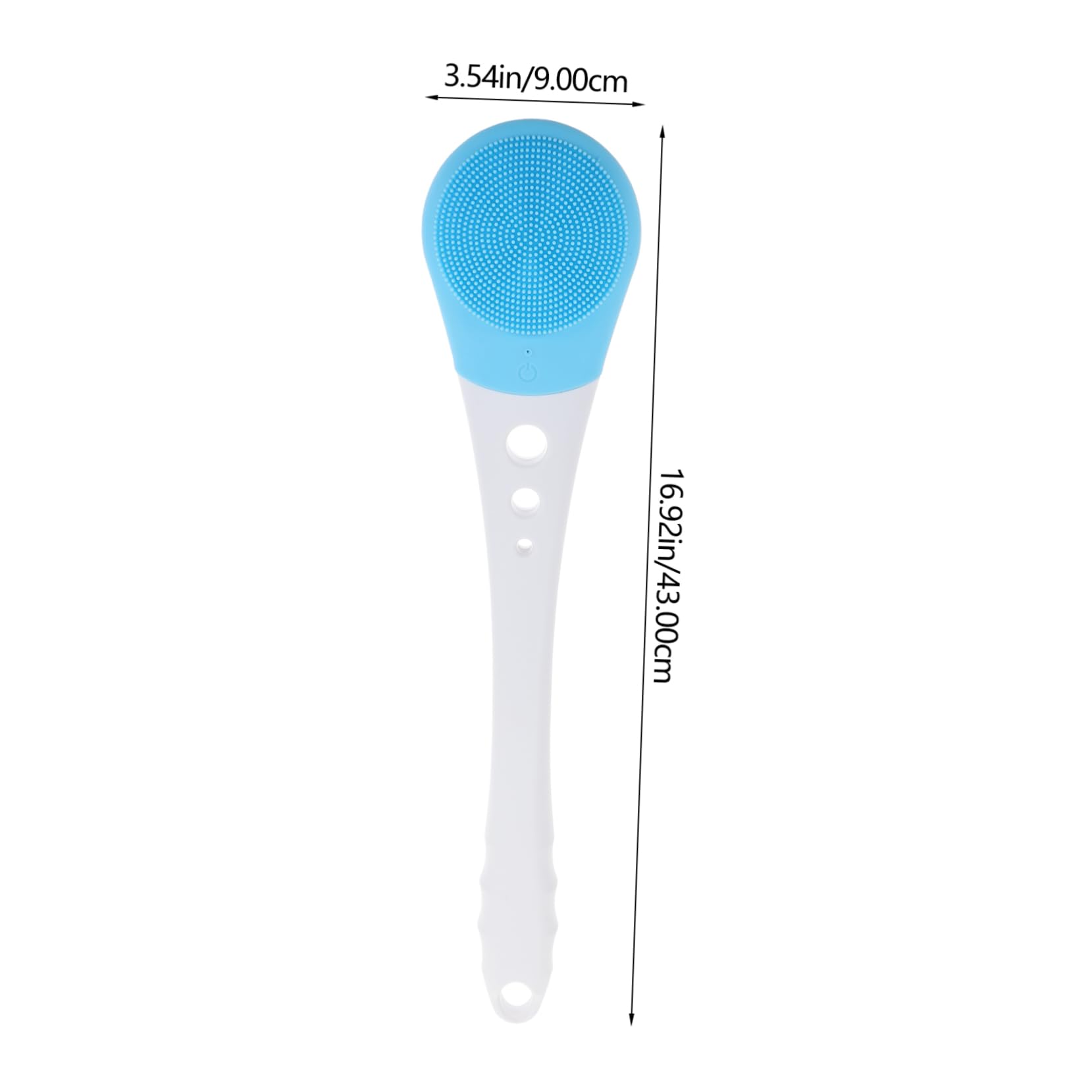 Spazzola Corpo Elettrica Rotante Blu Testina, ABS