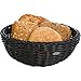 Saleen Korb-Schale, Gastrotauglich, Rund, Durchmesser: 23 cm, Kunststofffaser, Schwarz, 02010319101