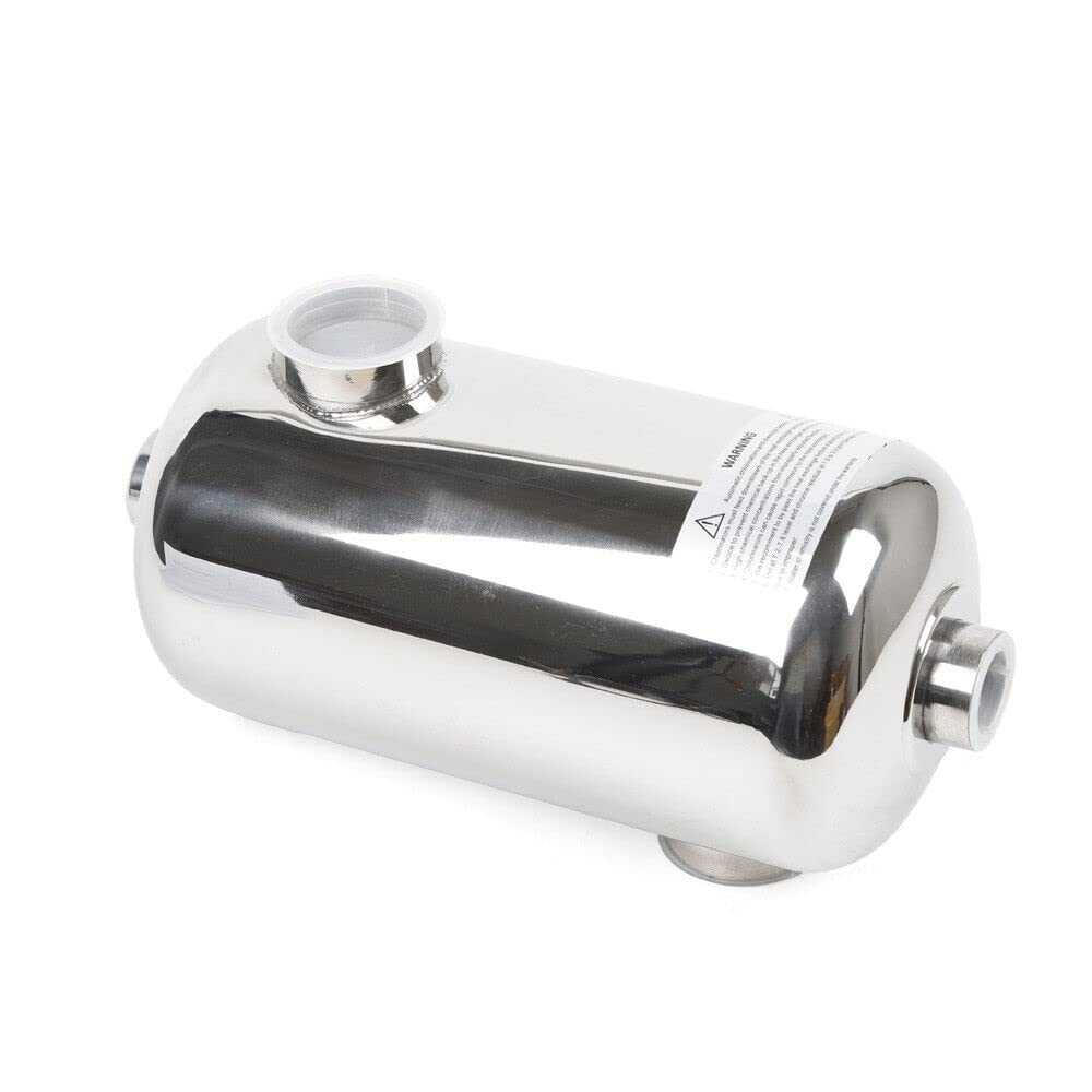 Swimspa, scambiatore di calore per piscina in acciaio inox, 28 kW/60 kW, scambiatore di calore per piscina 250 l/min, flusso acqua calda 30 l/min, per sistema piscina (28 KW)