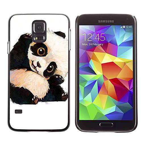 LASTONE PHONE CASE / Carcasa Funda Prima Delgada Slim Casa Carcasa Funda Case Bandera Cover Armor Shell para Samsung Galaxy S5 SM G900 / Panda Bear Kids Children's
