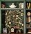 Erfoni 17.3" x118" Vintage Floral Peel and Stick Wallpaper Dark Floral and Bird Contact Paper DIY Self Adhesive Removable Wallpaper for Bedroom Cabinets Decor Retro Boho Flower Leaf Wall Paper