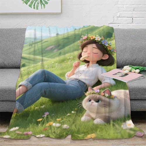 Plaid microfibre super doux 200x230cm pour canapé et lit