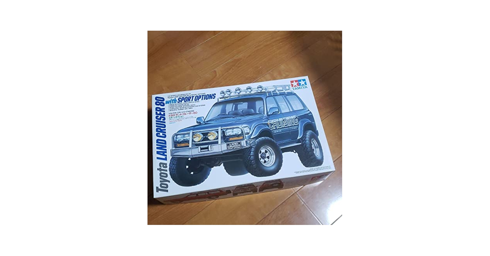 絶版　ランドクルーザー　80　1/24　タミヤ　スポーツオプション　希少品 タミヤ 1／24 トヨタ ランドクルーザー80 スポーツオプション