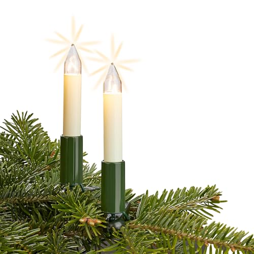 hellum Lichterkette Weihnachtsbaum, 20er Baumkerzen, 59 lm, 13,3m...