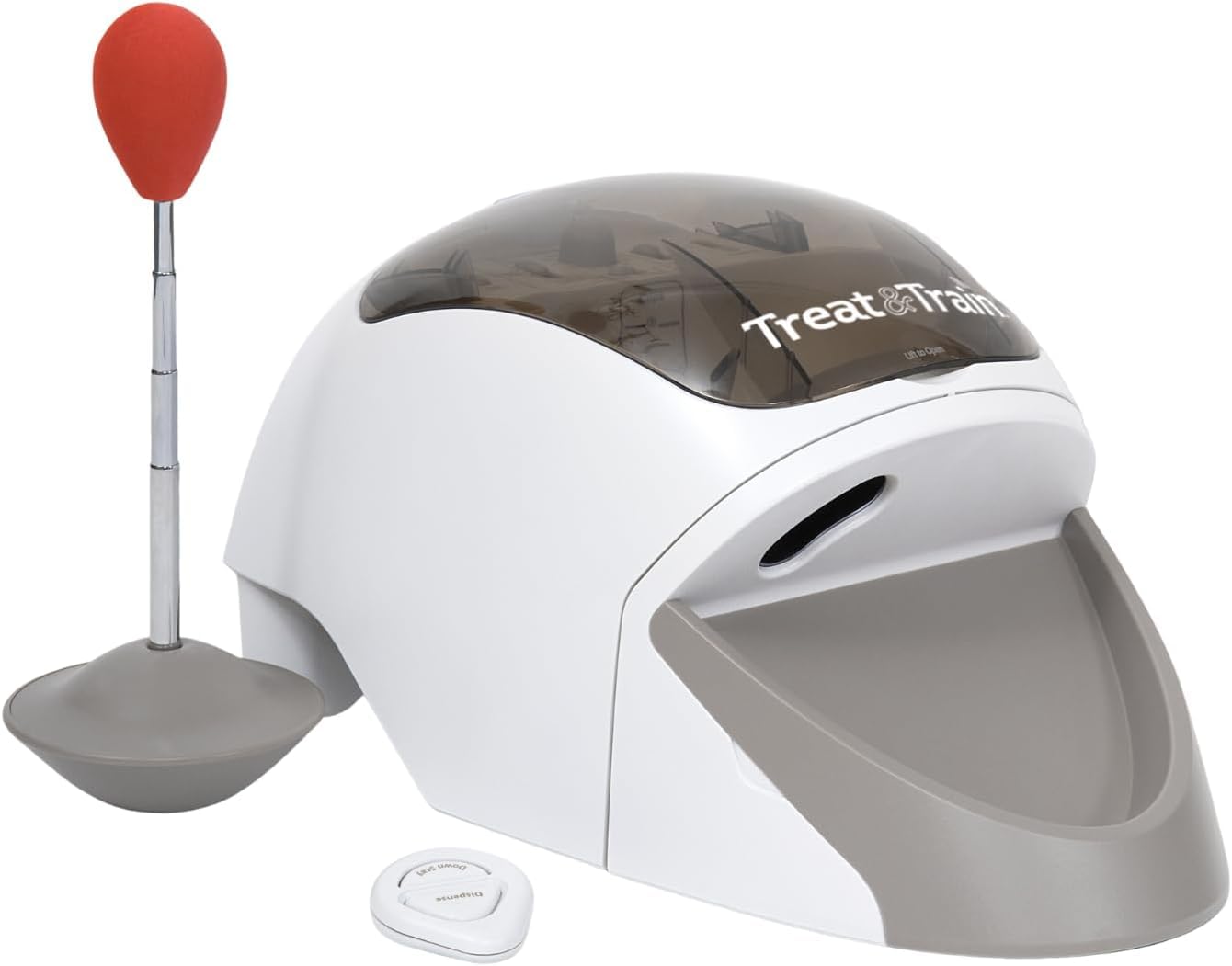 Treat&Train - Remote Treat Dispensing Dog Training System, Positive Reinforcement, Calm Behavior, Distraction Avoidance, Includes Instruction Booklet,