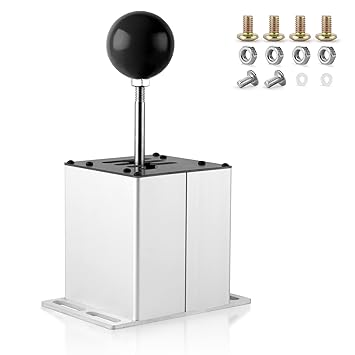 USB Simulator Shifter for ATS ETS Dust WRC Sim Racing Games H Gear Shifter for Logitech G29 G27 G25 G920 Thrustmaster T300RS/GT Steering Wheel PC Windows 6+R