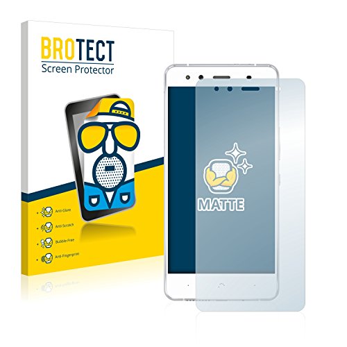 BROTECT Protector Pantalla Anti-Reflejos Compatible con BQ Aquaris X5 (2 Unidades) Pelicula Mate Anti-Huellas