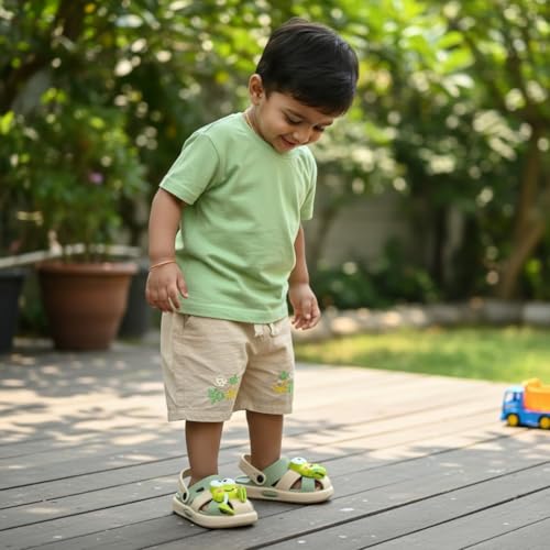 Image of GLJ Unisex Kids Comfort Sandal for Kid Boy & Girl, Age 1-5 Years, 1150