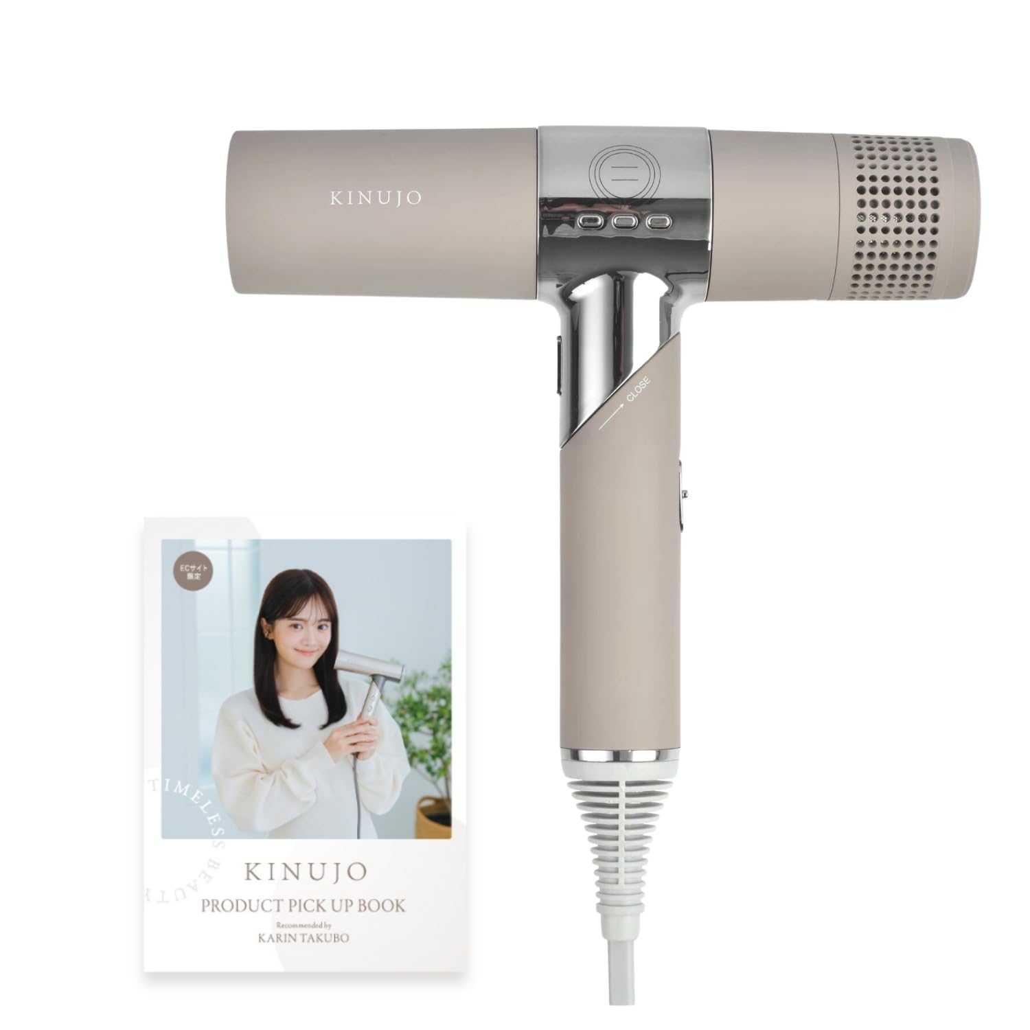 新品　KINUJO KH302 絹女 キヌジョ　ヘアドライヤー Amazon | 【公式EC限定 コラボガイドブック付き】KINUJO