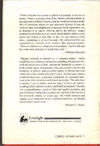 Hayden ,Collected Poems 0871406497 Book Cover