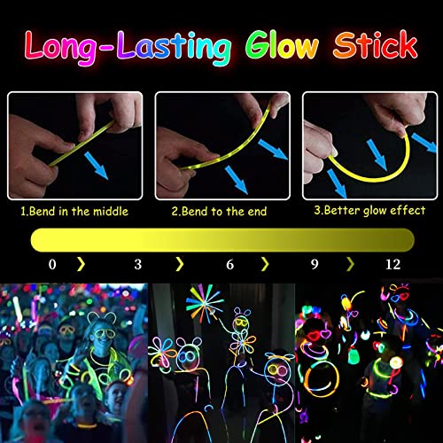 Braccialetti Luminosi Fluorescenti, 238 Pezzi