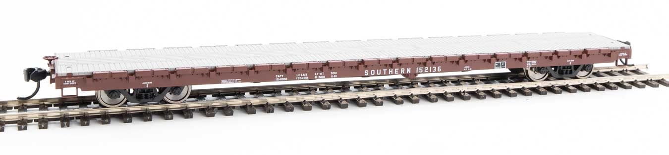 Walthers Mainline 910-5376 60' Pullman Flatcar Southern Railway 152136