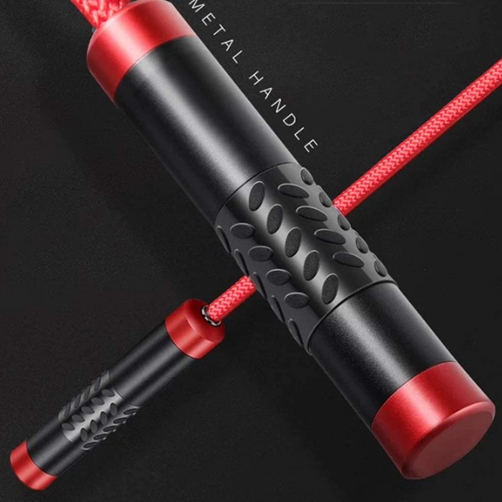 Corda per Saltare per Allenamento Speed Jump Rope Cuscinetto A Sfera Manico In Metallo Sport Indoor Saltare Attrezzature Per Il Fitness Allenamenti Fitness