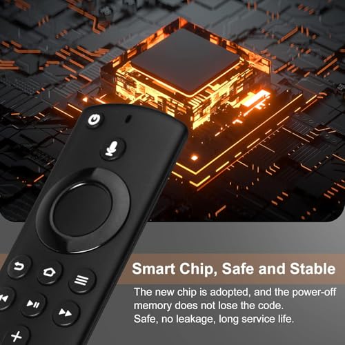Image of QsmQam Remote Compatible with Amazon Alexa Voice Fire Stick Tv Stick 2nd Generation (Black) (2nd GEN Fire Stick Remote) Original