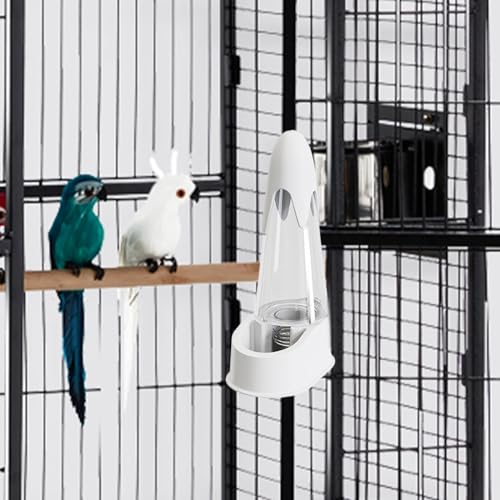 Xijobido Trinkflasche Für Vogelkäfig - Automatischer Futterautomat Für Vogelkäfig,Einfache Montage Trinklösung Für Sittiche Nymphensittiche Aras Kanarienvögel Und Andere Ziervögel