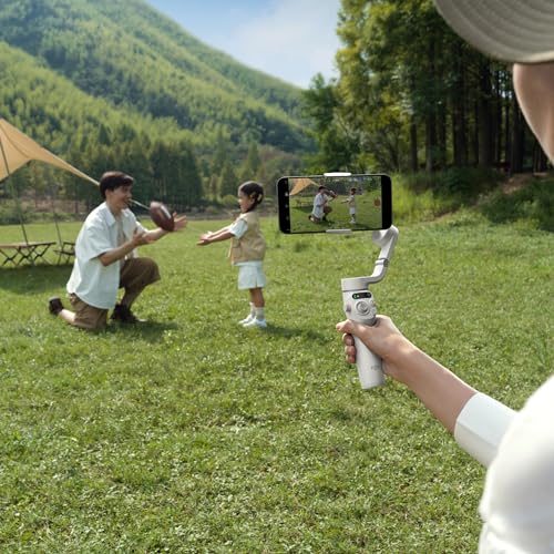 Image of DJI Osmo Mobile 6 Smartphone Gimbal (Platinum Gray) with Wireless Phone Gimbal Accessory