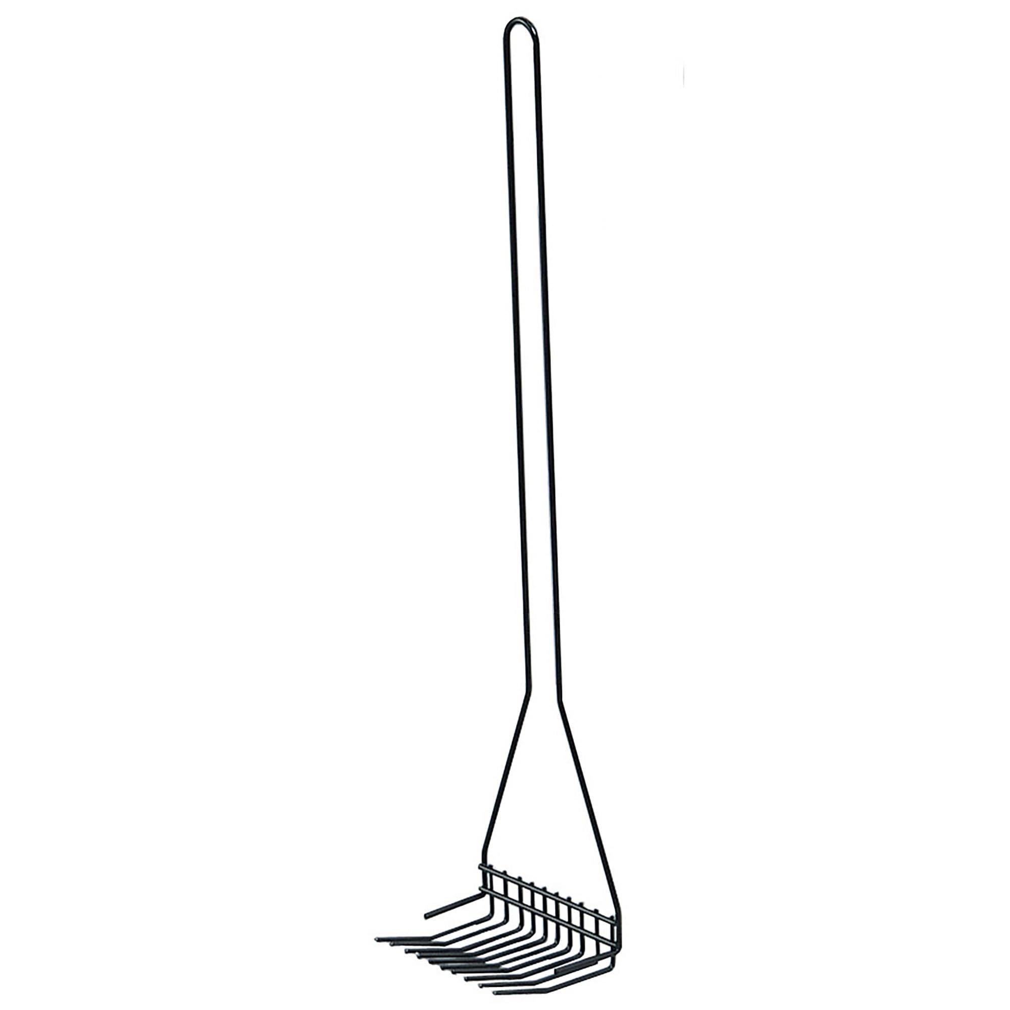 MidWest Homes black steel pooper scooper rake