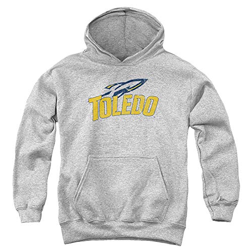 University of Toledo Official Distressed Primary Youth Kids Boy/Girls Pull-Over Hoodie Sweatshirt
