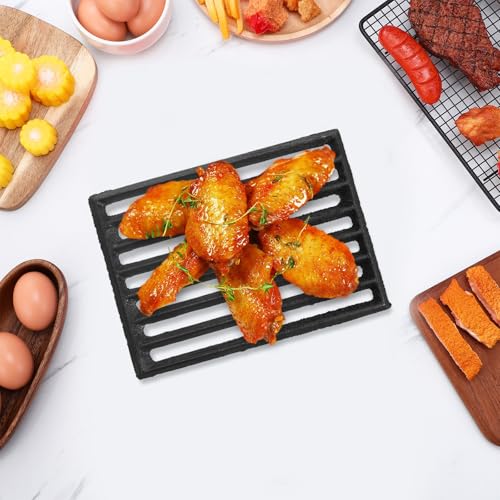 Grille de foyer en fonte robuste 21,5x16 cm durable - 6