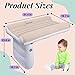 Inflatable Airplane Bed for – Baby Travel Bed for Flights – Compact Kids Travel Mattress with Comfort Support – Portable, Easy-to-Use Plane Bed for Long Flights – Ages 1-7