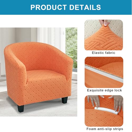 Funda para sillón de bañera elástica que cubre roces y manchas con protector Rice Club suave 4