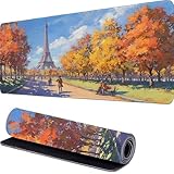 【CONCEPTION ANTIDÉRAPANTE SPÉCIALE】: le fond est en caoutchouc naturel, l'optimisation spéciale du processus rend les trous de base du tampon de bureau petits et serrés, adhère fermement au bureau, empêchant le tapis de souris de jeu de glisser lors de l'utilisation de la souris, que ce soit pour le travail ou le jeu, fournissant un environnement de fonctionnement stable.