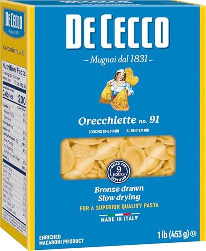 De Cecco Orecchiette No. 91 Pasta, 16 Oz